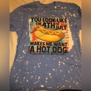 Large bleached DIY T-shirt